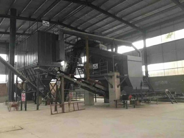 交城益新除尘设备安装现场