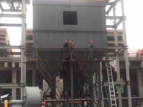 延安砂石分选及除尘系统安装现场